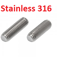 Imperial Grade 316 Stainless Steel Threaded Rod 